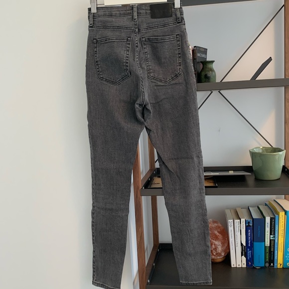 Grey Everlane High Rise Skinny Jeans - Picture 4 of 5